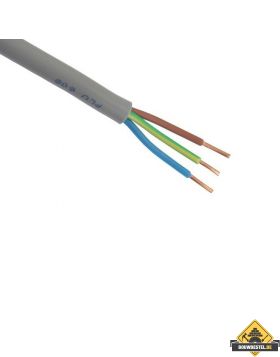Installatiedraad xmvk 3x2.5 grijs per 10m