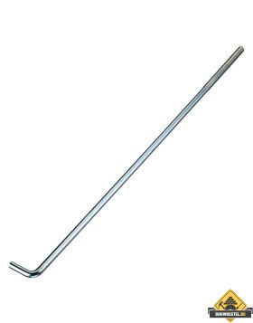 GB Muurplaatanker 600x50xM12 mm staal verzinkt per 10 st.