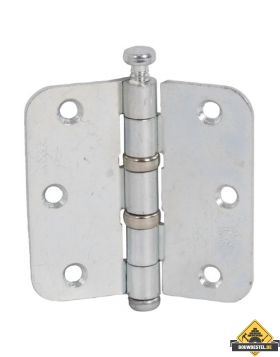 Kogelscharnier ronde hoeken 76x76 mm per 3 stuks 