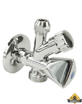 Saniville combinatie kraantje 1/2 x 3/4 x 10mm