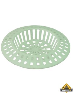 Afvoerzeef douche 70mm kunststof wit
