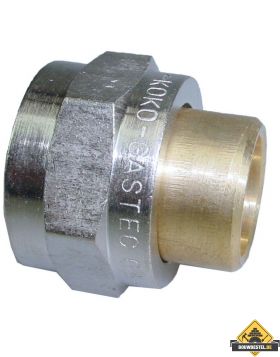 2-delige Koppeling puntstuk 15mm x M-24