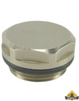 Radiator-blindstoppen met O-ring 1/2