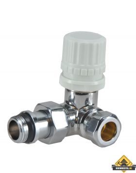 Riko luxe thermostaatventiel 1/2inch x15 (M22) knel haaks links