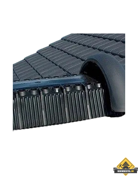 Ondervorst element zwart 1 meter