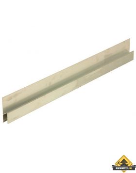 Wandrij SUPER PROF aluminium h-profiel. lengte 100 cm