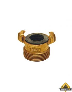 Koppeling met uitwendige draad 1 1/4" SUPER PROF messing