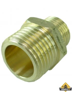 Gasdraadfitting verloopnippel 1x3/4 buiten
