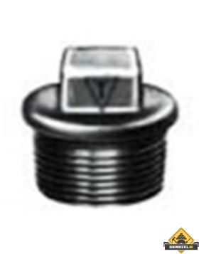 Draadfitting Plug 3/8 Zwart