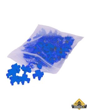 Tegelkruisjes / Tegelafstandhouders multi 4 + 5 mm zak a 100 stuks blauw