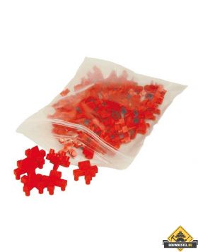 Tegelkruisjes / Tegelafstandhouders multi 6 + 7 mm zak a 50 stuks rood