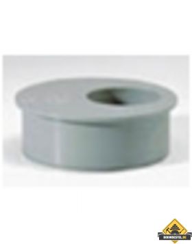 PVC verloopring grijs 125 x 50