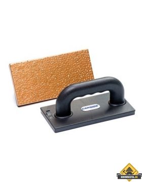 Carbide handgreep+magneet voor schuurplaat | 200x100mm | Super Prof