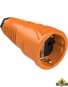 Sirox volrubber contrastekker oranje, IP20