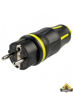 Sirox XL volrubber stekker zwart/geel, IP44