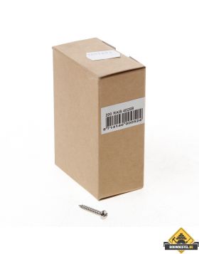 Ééntoer anti-inbraak schroeven 4x25mm RVS | 100 stuks