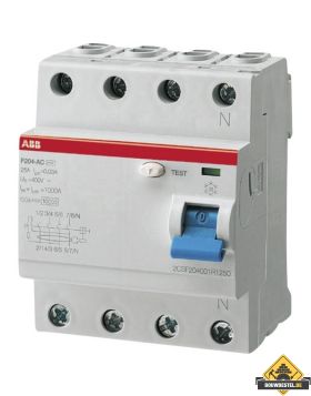 ABB Aardlekschakelaar 4-polig type TG, F204AC 40 A, 0,03 A - TG  