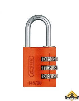 Abus 145/30 oranje aluminium cijfercombinatiehangslot - 30 mm