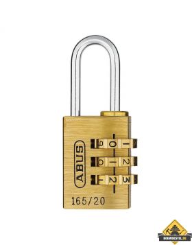 Abus 165/20 verchroomd cijfercombinatiehangslot - 20 mm