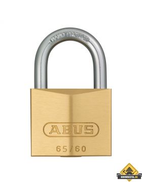 Abus 65/15 messing hangslot gelijksluitend - 15 mm