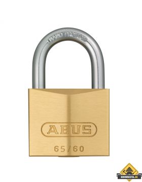 Abus 65/15 messing hangslot verschillend sluitend - 15 mm