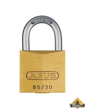 Abus 65/30 messing hangslot verschillend sluitend - 30 mm