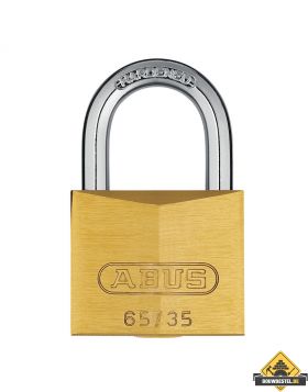 Abus 65/35 messing hangslot verschillend sluitend - 35 mm