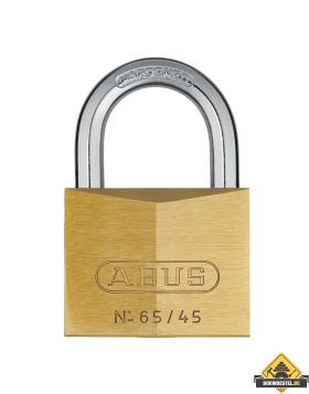 Abus 65/45 messing hangslot gelijksluitend - 45 mm