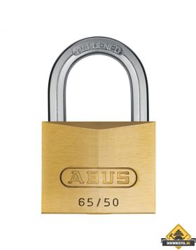 Abus 65/50 messing hangslot gelijksluitend - 50 mm