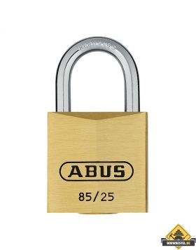 Abus 85/25 messing hangslot verschillend sluitend - 25 mm