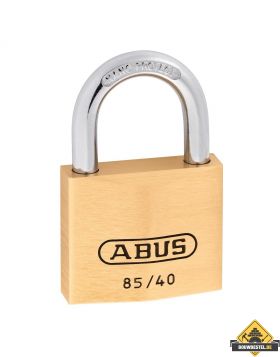Abus 85/30HB24 messing hangslot met hoge beugel verschillend sluitend - 30 mm