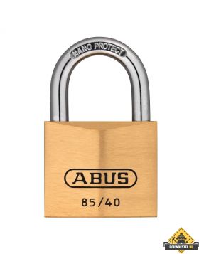 Abus 85/40 messing hangslot verschillend sluitend - 40 mm
