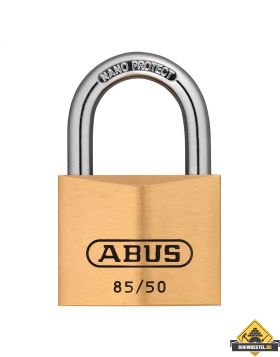 Abus 85/50 messing hangslot verschillend sluitend - 50 mm