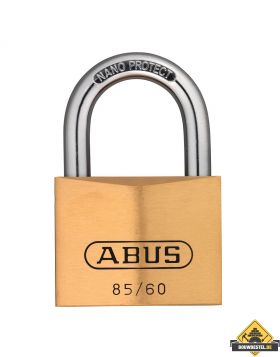 Abus 85/60 messing hangslot gelijksluitend - 60 mm