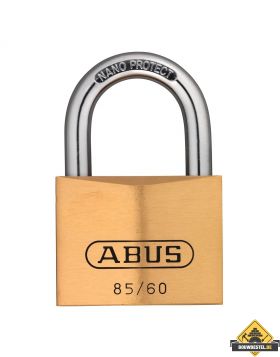 Abus 85/60 messing hangslot verschillend sluitend - 60 mm