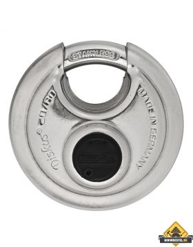 Abus Plus 20/80 RVS discushangslot gelijksluitend - 80 mm