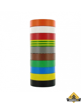 Isolatietape AT-7 Rainbow - 10 kleuren (15x130mm, 10m¹)