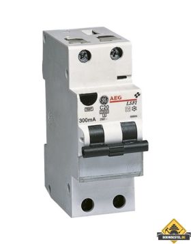 AEG Aardlekautomaat 1-polig + N type A B, 16A, 0,03A