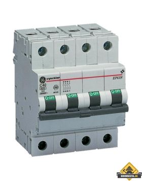 AEG Installatieautomaat 3-polig + N "EP 63 N" C, 25 A