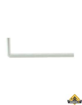 PVC vloerbuis 750x220x32 wit