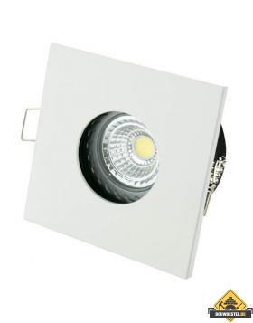 Badkamer Inbouwspot GU10 Wit Vierkant 83x83mm