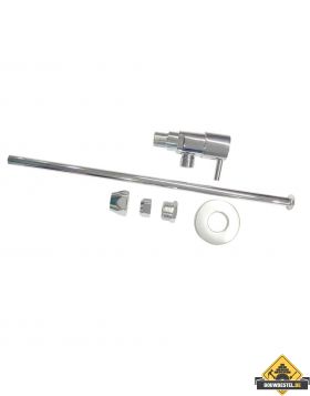 Best Design Toiletkraan-Aansluitset Universeel 1/2" / 3/8" x 10 mm (UITVERKOOP, OP = OP)