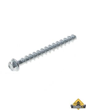Betonschroef zeskant verzinkt 6x60mm BM=5mm | 100 stuks