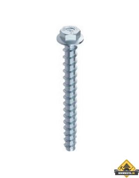 Betonschroef zeskant verzinkt 7,5x60mm BM=6mm | 100 stuks