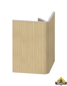Buitenhoekprofiel 60x60mm Novicell Steppe bruin