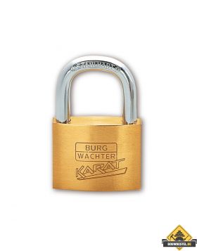 Burg Wächter Karat messing hangslot verschillend sluitend - 40 mm
