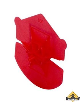 Uniclip / Ankerclip Rood Diameter: 60/65mm PP spouwanker clip 3.2-4.5mm - 50 stuks
