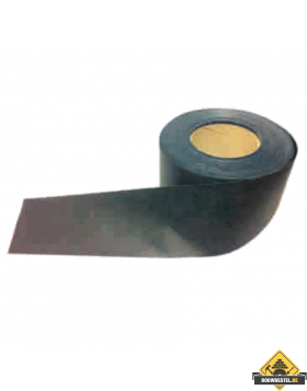 Dakfolie tape (voor Rewasi), br 60 mm. PES vlies met kleeflaag op rol a 25 mtr, antraciet