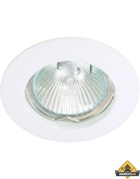 Deluna aluminium-inbouwspot ALU vast wit, 50 W