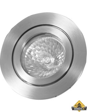 DELUNA Edelstaal-inbouwspot V4A IP 55 vast edelstaal geborsteld